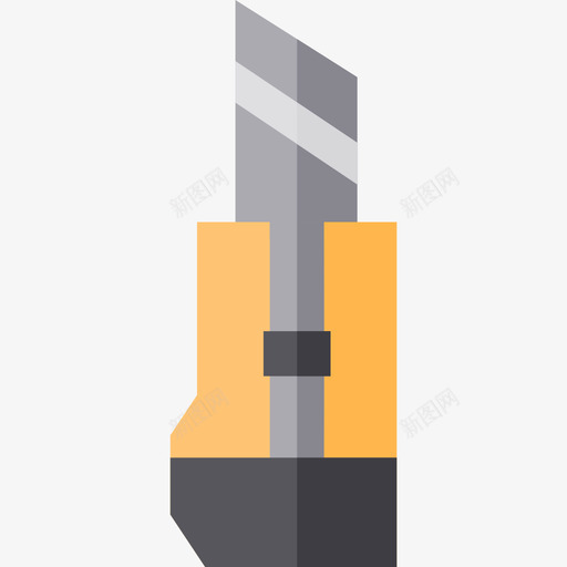 刀文具14扁平图标svg_新图网 https://ixintu.com 刀 扁平 文具14