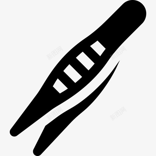 镊子牙科护理12填充图标svg_新图网 https://ixintu.com 填充 牙科护理12 镊子