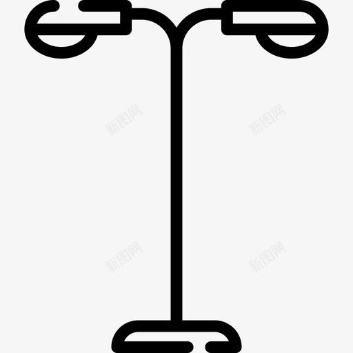 路灯动物园3直线型图标svg_新图网 https://ixintu.com 动物园3 直线型 路灯