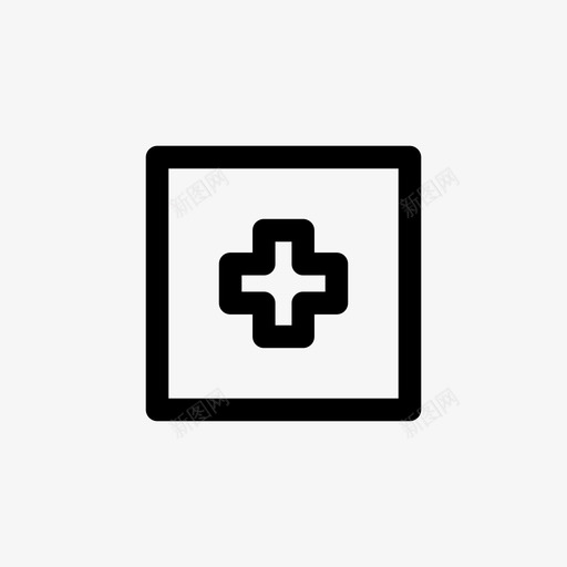 医院急诊室急救箱图标svg_新图网 https://ixintu.com 医疗保健 医院 急救箱 急诊室