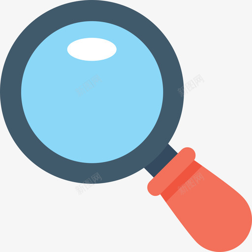 Loupe科学和技术4扁平图标svg_新图网 https://ixintu.com Loupe 扁平 科学和技术4