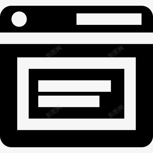 浏览器网页6填充图标svg_新图网 https://ixintu.com 填充 浏览器 网页设计6