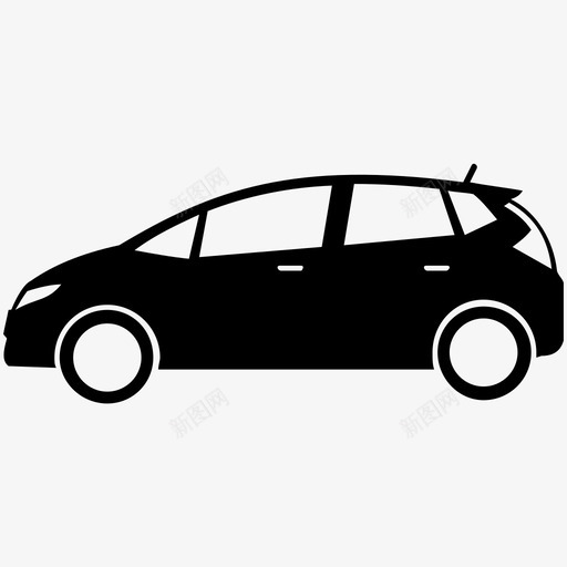 汽车小客车交通工具图标svg_新图网 https://ixintu.com 交通工具 小客车 汽车