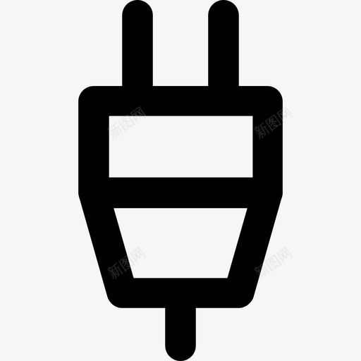 插头工业2粗体圆形图标svg_新图网 https://ixintu.com 工业2 插头 粗体圆形