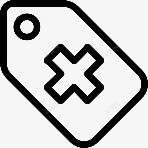 标签医疗保健2线性图标svg_新图网 https://ixintu.com 医疗保健2 标签 线性