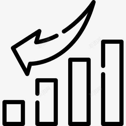 损失图表3线性图标svg_新图网 https://ixintu.com 图表3 损失 线性