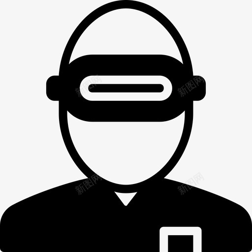 Ar眼镜虚拟现实8填充图标svg_新图网 https://ixintu.com Ar眼镜 填充 虚拟现实8