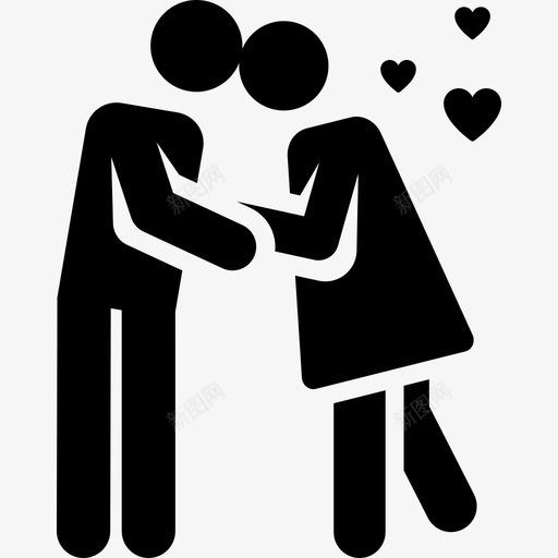 情人情人节的象形图充满图标svg_新图网 https://ixintu.com 充满 情人 情人节的象形图