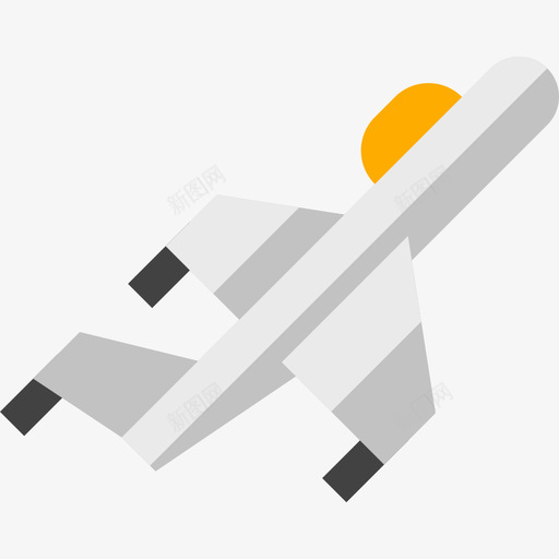 战斗机武器5扁平图标svg_新图网 https://ixintu.com 战斗机 扁平 武器5