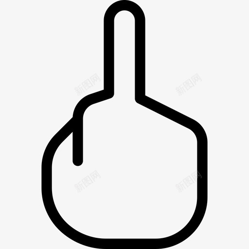 手触摸手势3线性图标svg_新图网 https://ixintu.com 手 线性 触摸手势3