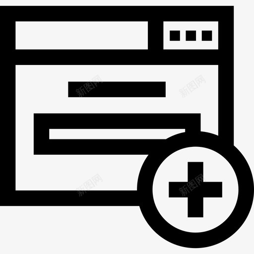 浏览器交互7线性图标svg_新图网 https://ixintu.com 交互7 浏览器 线性