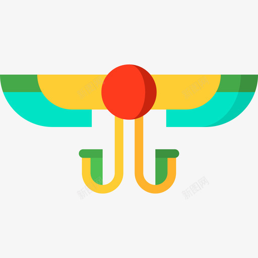 象形文字埃及和埃及人扁平图标svg_新图网 https://ixintu.com 埃及和埃及人 扁平 象形文字