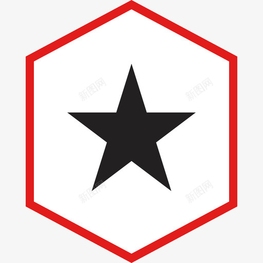 星形信息图形红色2扁平图标svg_新图网 https://ixintu.com 信息图形红色2 扁平 星形