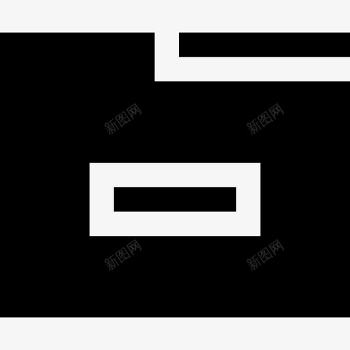 文件夹文具和办公室2已填充图标svg_新图网 https://ixintu.com 已填充 文件夹 文具和办公室2