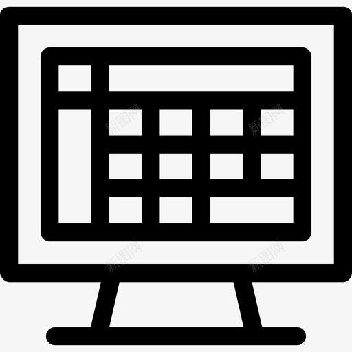 班长工作效率6线性图标svg_新图网 https://ixintu.com 工作效率6 班长 线性