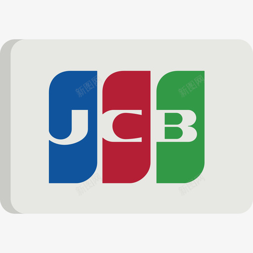 Jcb信用卡2持平图标svg_新图网 https://ixintu.com Jcb 信用卡2 持平