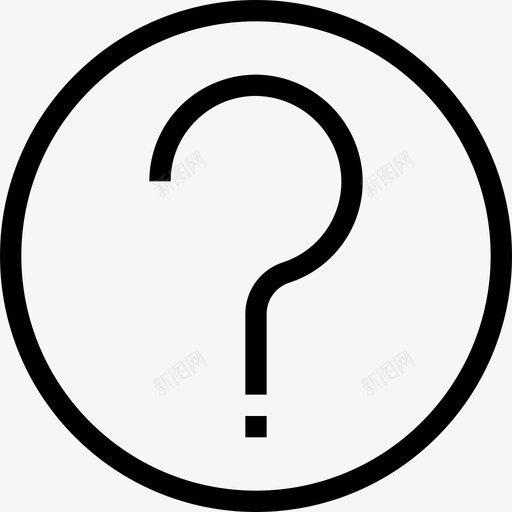 用户界面询问信息图标svg_新图网 https://ixintu.com 互联网 信息 布局 用户界面 箭头和用户界面 询问