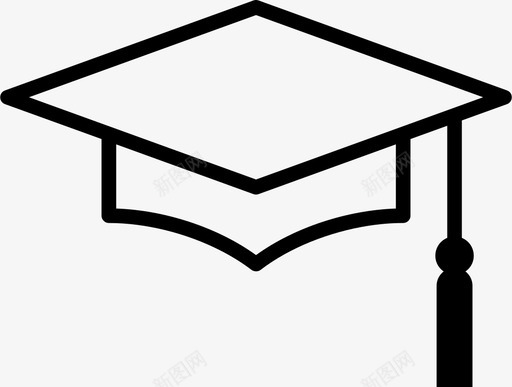毕业帽学历学校图标svg_新图网 https://ixintu.com 学历 学校 毕业帽 毕业帽学校教育毕业帽