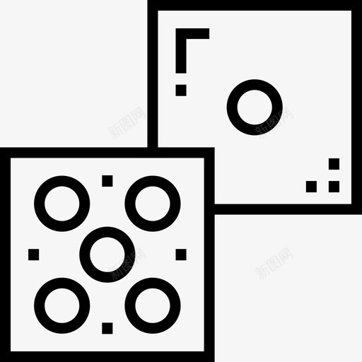 骰子海盗5直系图标svg_新图网 https://ixintu.com 海盗5 直系 骰子