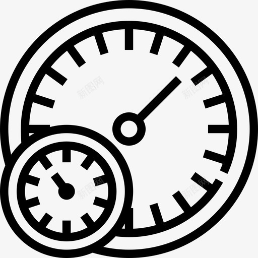 车速表汽车配件线性图标svg_新图网 https://ixintu.com 汽车配件 线性 车速表