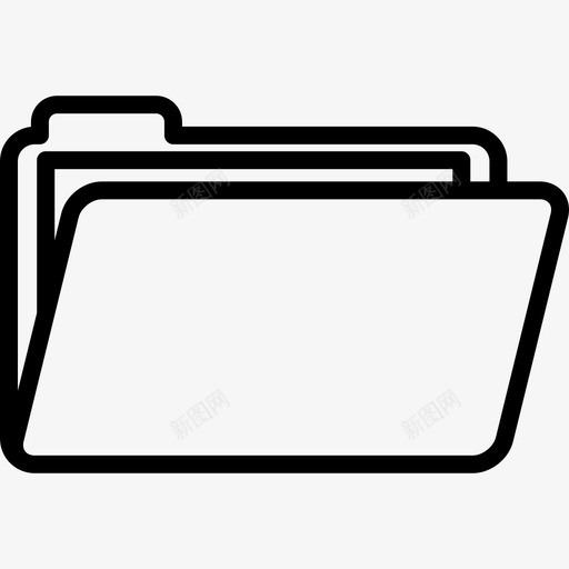 文件夹工具线性图标svg_新图网 https://ixintu.com 文件夹 线性 设计工具