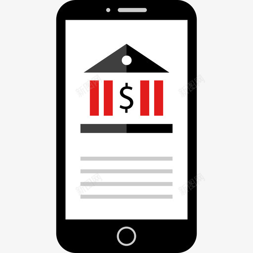 手机银行商业和创业公司2持平图标svg_新图网 https://ixintu.com 商业和创业公司2 手机银行 持平