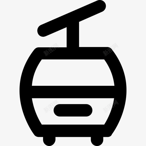 缆车车厢旅行24粗体圆形图标svg_新图网 https://ixintu.com 旅行24 粗体圆形 缆车车厢