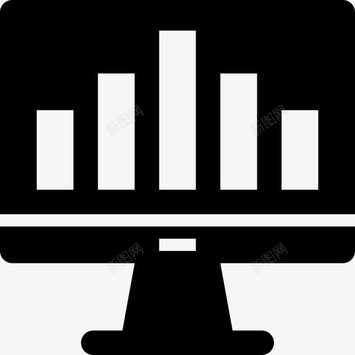 图表计算机业务2填充图标svg_新图网 https://ixintu.com 图表 填充 计算机业务2