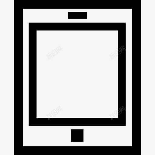 平板电脑设备ipad图标svg_新图网 https://ixintu.com ipad 平板电脑 智能 用户界面概述 移动 设备