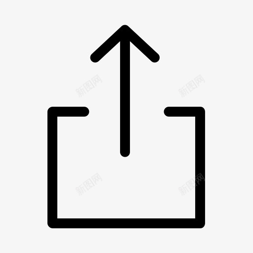 上传分享上箭头图标svg_新图网 https://ixintu.com 上传 上箭头 分享