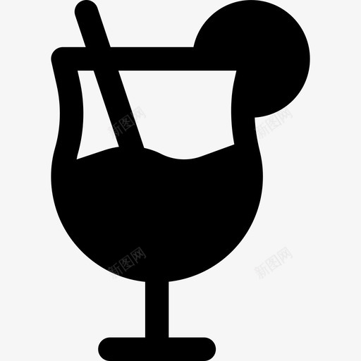 鸡尾酒夏季6满图标svg_新图网 https://ixintu.com 夏季6 满 鸡尾酒