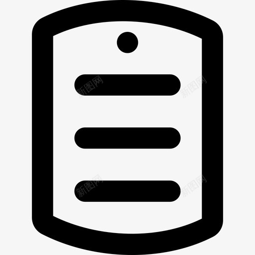 狗牌军徽4轮廓图标svg_新图网 https://ixintu.com 军徽4 狗牌 轮廓