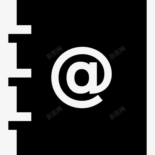通讯录用户界面图标svg_新图网 https://ixintu.com 用户界面 通讯录