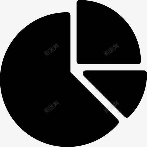 饼图图表信息图2填充图标svg_新图网 https://ixintu.com 图表信息图2 填充 饼图