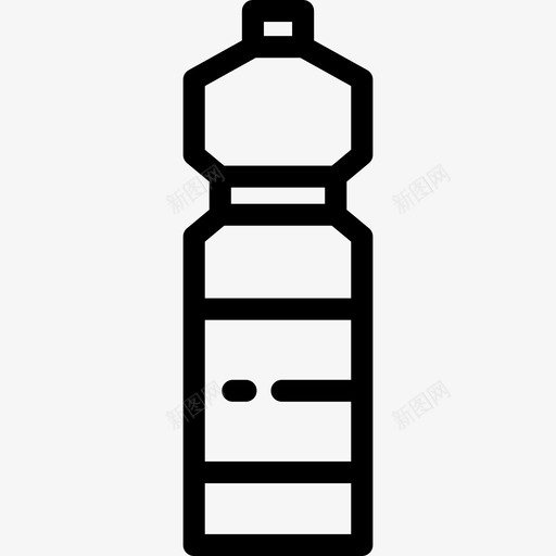水健身器材2线性图标svg_新图网 https://ixintu.com 健身器材2 水 线性