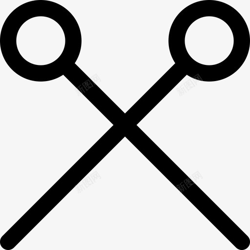 针织针织品手工制作线性图标svg_新图网 https://ixintu.com 手工制作 线性 针织针织品
