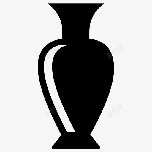 泥瓶古董花瓶泥瓮图标svg_新图网 https://ixintu.com 传统瓮 古董花瓶 泥瓮 泥瓶 陶瓷雕文图标 陶罐