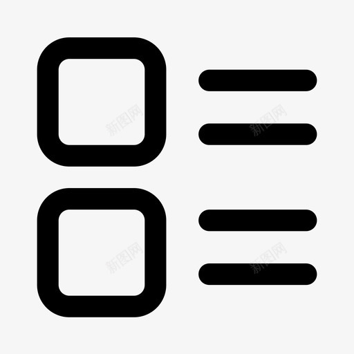 组件列表 -01svg_新图网 https://ixintu.com 组件列表 -01 list