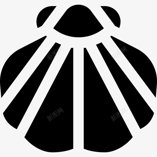 贝壳假日5填充图标svg_新图网 https://ixintu.com 假日5 填充 贝壳