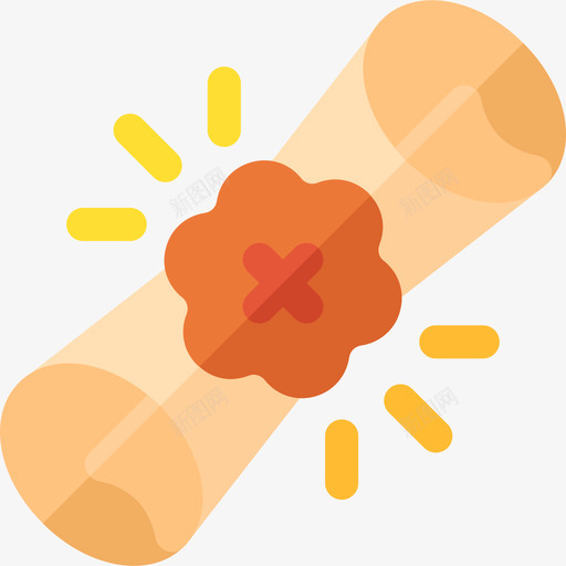 皇室卷轴6图标svg_新图网 https://ixintu.com 6 皇室卷轴