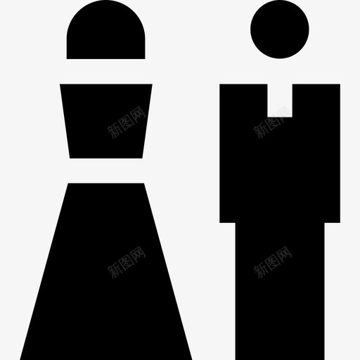 婚礼坚实的节日元素充满图标svg_新图网 https://ixintu.com 充满 坚实的节日元素 婚礼