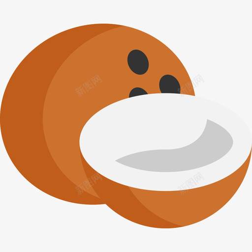 椰子夏季食品饮料2无糖图标svg_新图网 https://ixintu.com 夏季食品饮料2 无糖 椰子
