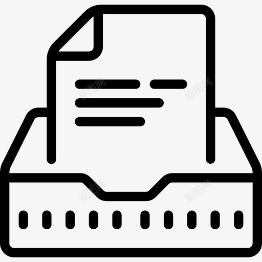 收件箱office40线性图标svg_新图网 https://ixintu.com office40 收件箱 线性