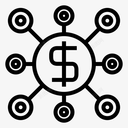 联盟营销众筹金融图标svg_新图网 https://ixintu.com 众筹 联盟营销 金融 金融2