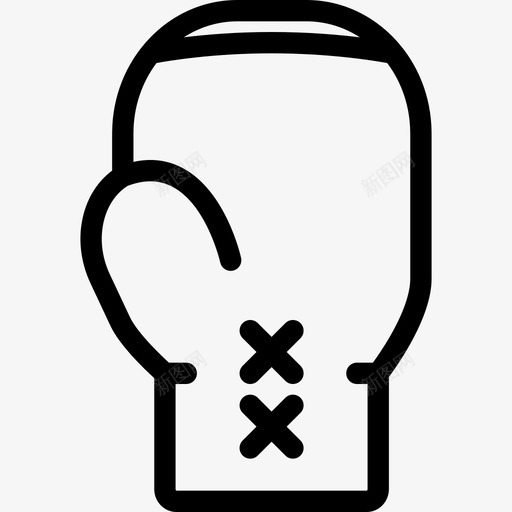 拳击运动器材3直线型图标svg_新图网 https://ixintu.com 拳击 直线型 运动器材3