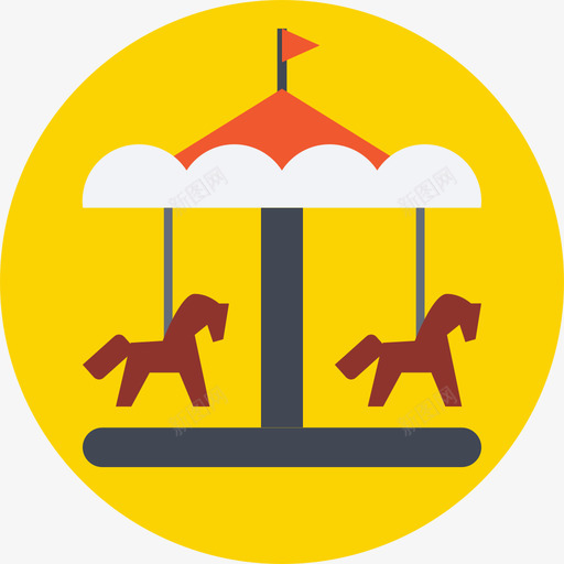 旋转木马21号马戏团公寓图标svg_新图网 https://ixintu.com 21号马戏团 公寓 旋转木马