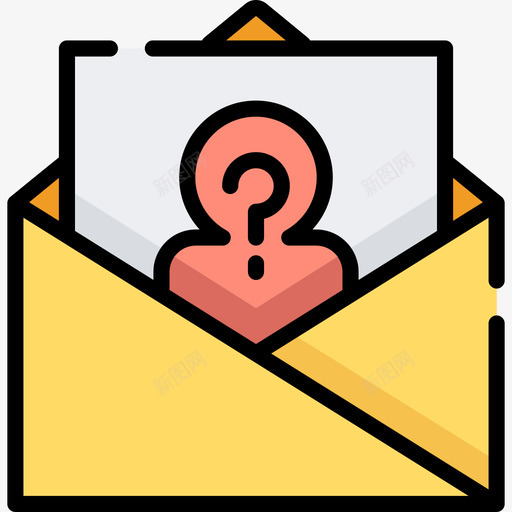 垃圾邮件网络安全2线性颜色图标svg_新图网 https://ixintu.com 垃圾邮件 线性颜色 网络安全2