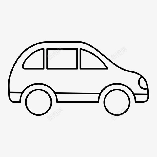 汽车四轮车机器图标svg_新图网 https://ixintu.com 四轮车 机器 汽车
