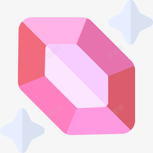 宝石豪华扁平图标svg_新图网 https://ixintu.com 宝石 扁平 豪华