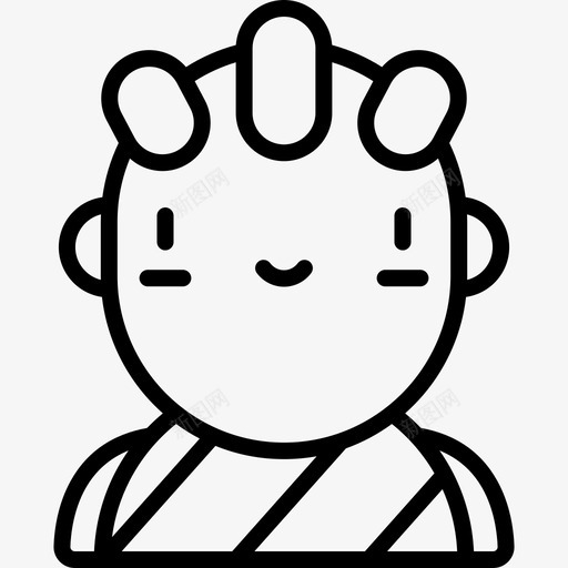男孩卡瓦伊化身直系人图标svg_新图网 https://ixintu.com 卡瓦伊化身 男孩 直系人